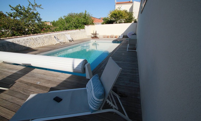 Fouras House | House in the center of Fouras, swimming pool. 4 bedrooms