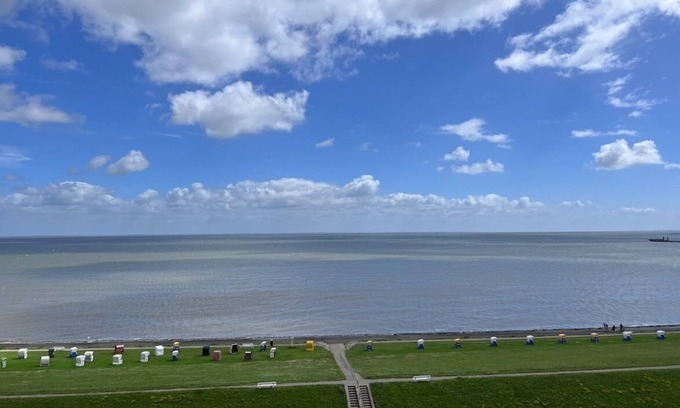 Doese Apartment | House Nautic, Whg. 809, Emmastr. 38-44, Cuxhaven-Grimmershörn, sea view