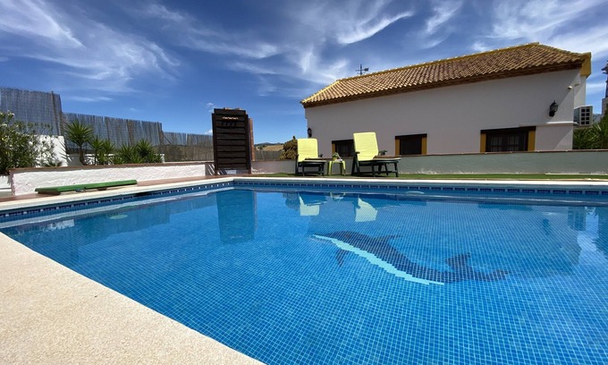 Casabermeja Villa | ☆ House whith private pool, enjoy and relax between the sea and the mountains