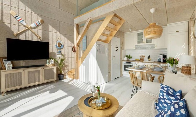 Wrzosowo House | House with a huge terrace and a whirlpool bathtub