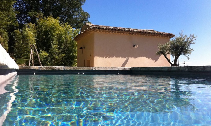 Forcalquier House | House with exceptional views, large wooden terraces and gardens