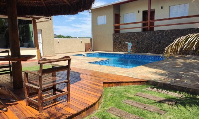 Retiro das Fontes Cottage | House with heated pool in Atibaia "Recanto Feliz"