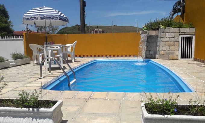 Ipiranga House | House with Pool Martim de Sá beach in Caraguatatuba 04 bedrooms