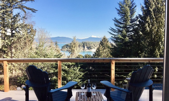 Anacortes Cabin | I'm Your Huckleberry.or.Guemes Island Cabin with stunning views