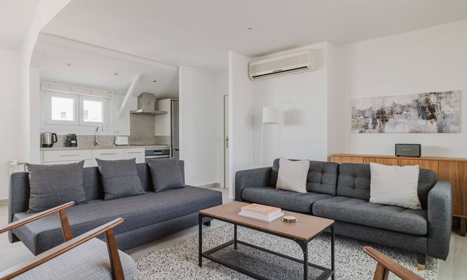 Castellana Apartment | Ideal Chueca Justicia 2BR w/Balcony, Elev & Doorman, by Blueground