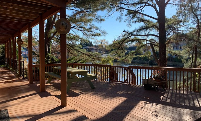 South Rehoboth House | Ideal location on Silver Lake, 3 blocks from beach, shopping, park+