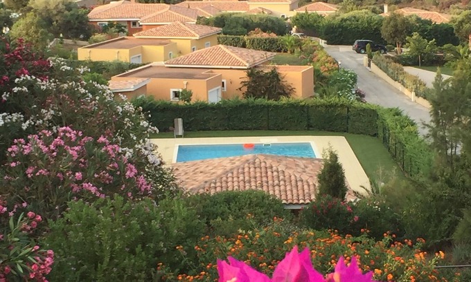 Marine de Saint Ambroggio Apartment | In a private residence, very nice apartment with sea view PROMO JULY