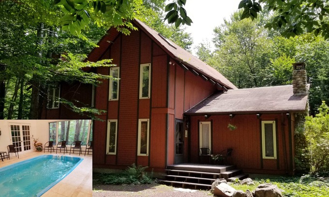 Pocono Pines House | INDOOR HEATED POOL - ENTIRE POCONO HOUSE
