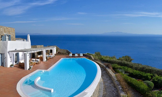 Paraga Villa | Infinity View and SUNSET Over Aegean Sea, PRIVCY & Security