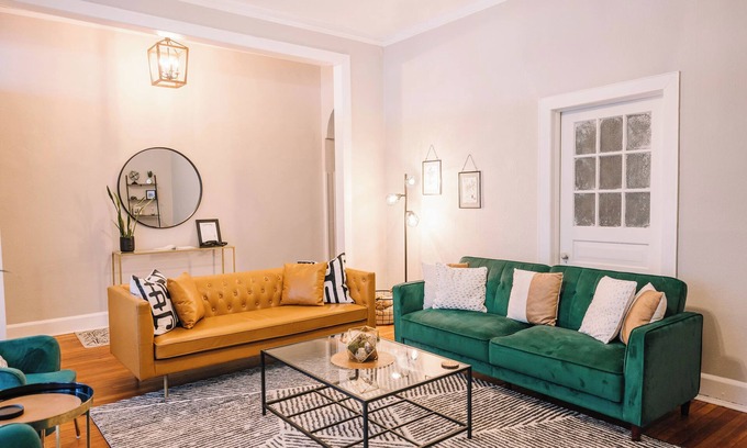 Danville Apartment | Insta-worthy 2Bd/1Ba Apt Steps from Downtown!