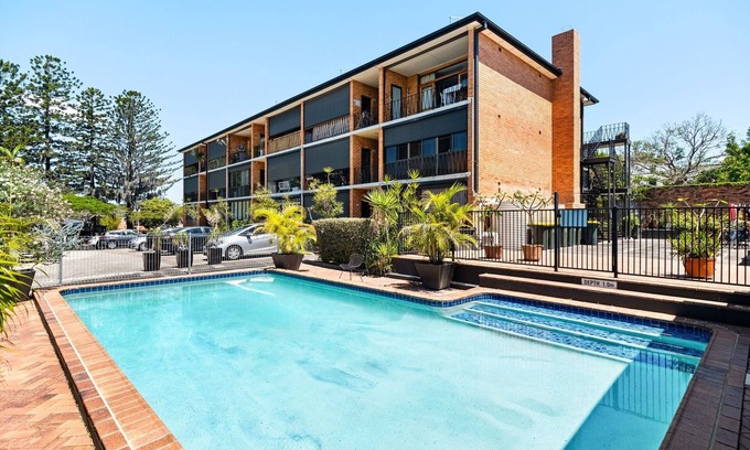 New Farm Apartment | Inviting 1-Bed with Pool by Parks & Shops