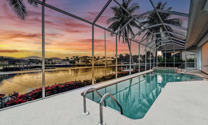 Marco Island House | It's all about the view! Beautiful 3 bedroom home with wide water views!