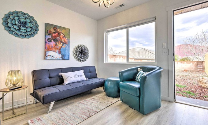 Ivins Apartment | Ivins Studio w/Yard + Mountain Views!
