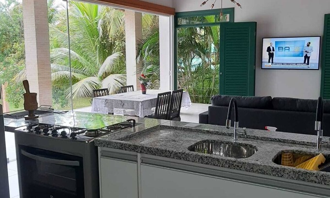 Parafuso House | Jauá house 200m from the beach with swimming pool
