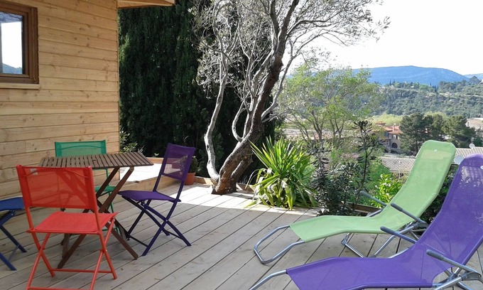 Lagrasse Ski Chalet | JOLI CHALET ZEN in LAGRASSE near CARCASSONNE