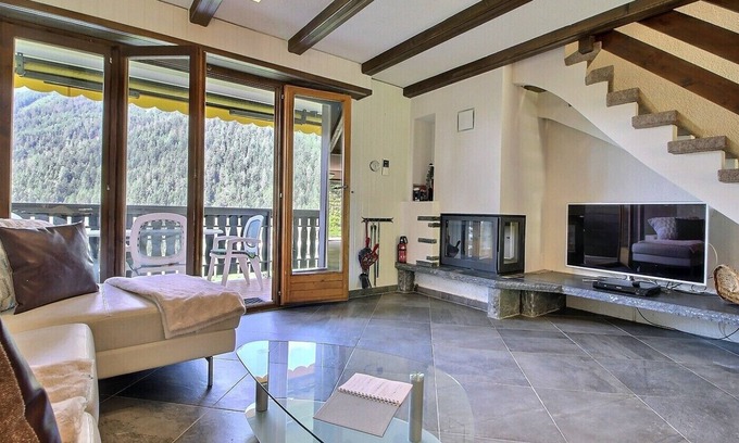 Ovronnaz Apartment | Jorasse A6 - 3 bedroom duplex - Ovronnaz center - stunning mountain views