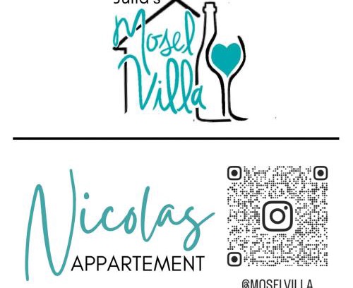 Traben-Trarbach Apartment | Julia's Mosel Villa Appartement NICOLAS
