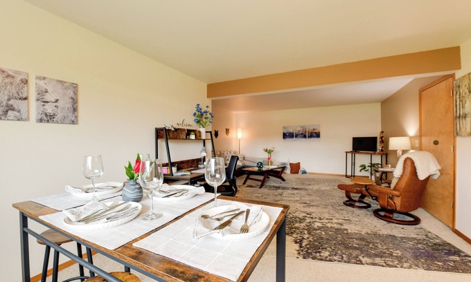Juneau Apartment | Juneau Apartment - Walk to Hiking & Breweries