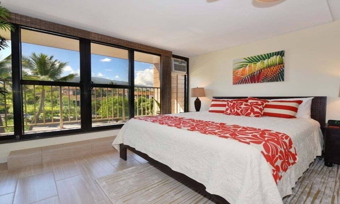Honokowai Condo | KA 401 Spacious Studio w Mountain View Pool AC
