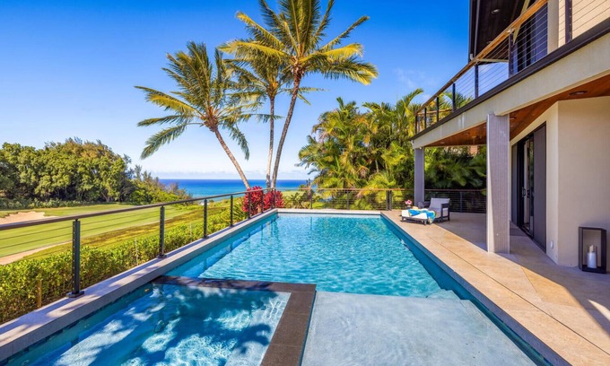 Princeville House | Ke Aloha Villa - Elegance, Ambience, Luxury Amenities, Pool, Spa, AC Throughout