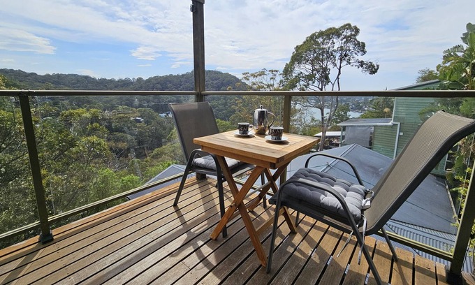Horsfield Bay House | Kick back and relax in a treehouse with Bay views