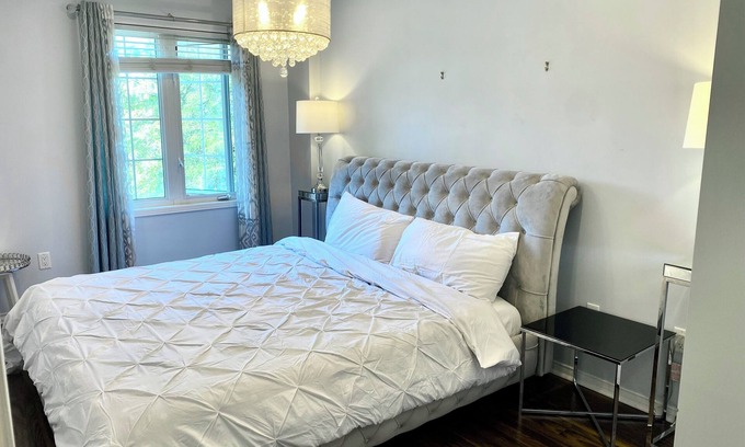 Bradford House | Kick back and relax in this calm, stylish space