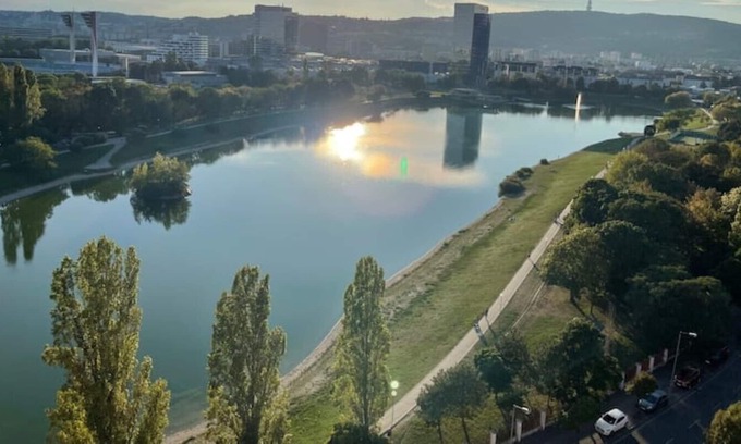 Nove Mesto Apartment | Koloseo residence. Free parking. Lake view.