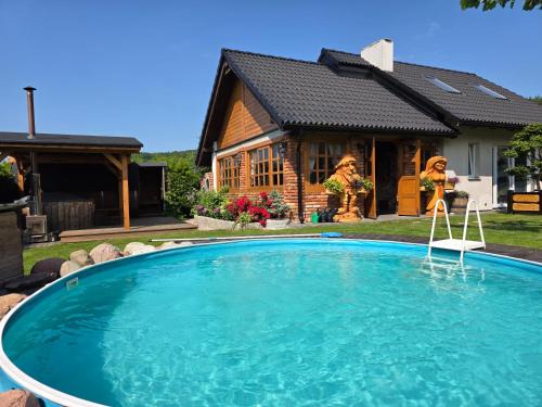 Krokowa House | Komfortowy Dom Całoroczny - sauna, jacuzzi, bilard