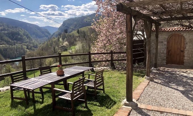 Tolmin House | Kuninez, house on top location with summer kitchen