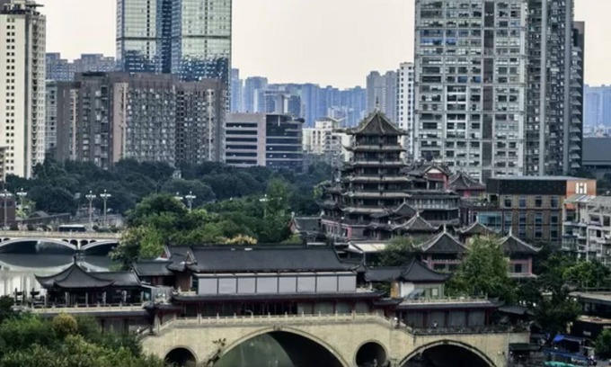 Hejiang Pavilion Apartment | L&A 觀亭 13 Suit Taikoo Li/The Bridge River view Cozy 1 bedroom Suit in Cheng Du