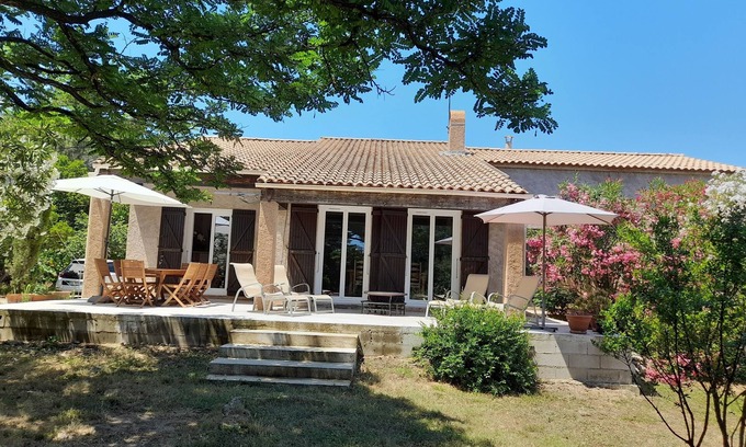 Ventiseri House | l'ASCOSU, spacious villa between sea and mountains