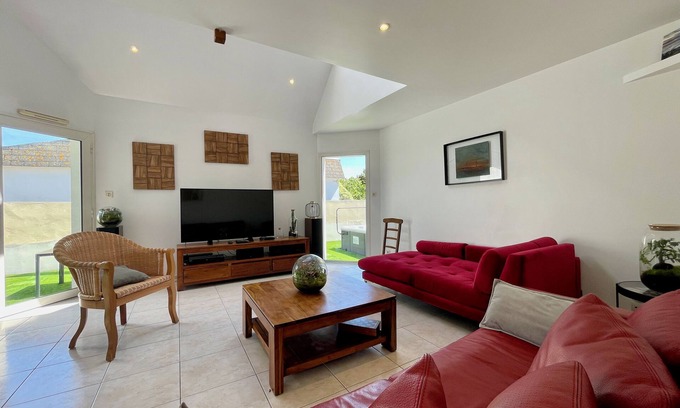 Quiberon House | L'envol - Villa Village Quiberon Garden parking wifi Jaccuzzi Billiards Ping Pong