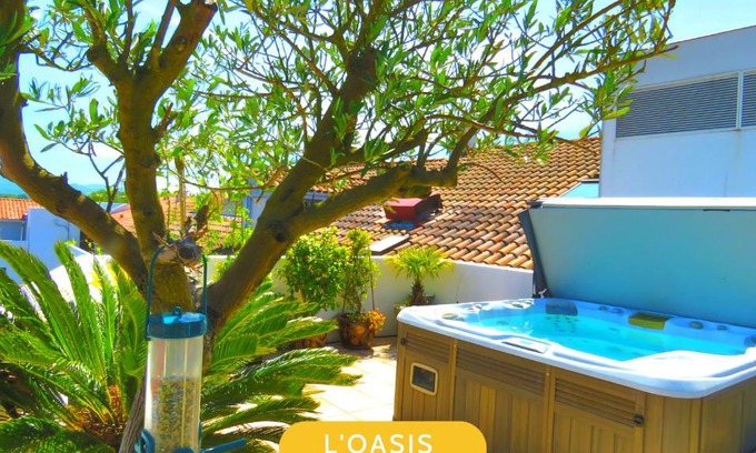 Bayonne Apartment | L'OASIS - Loft standing - Terrasse Rooftop - Jacuzzi Spa - Parking