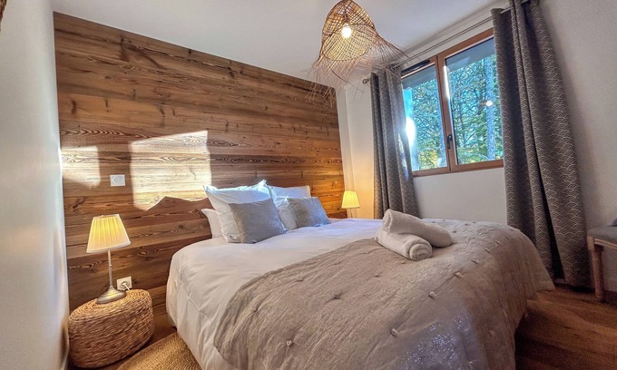 Les Deserts Ski Chalet | La Cabane aux Etoiles (4/6 Per), Ideal for Cocooning - Quiet View and Spa