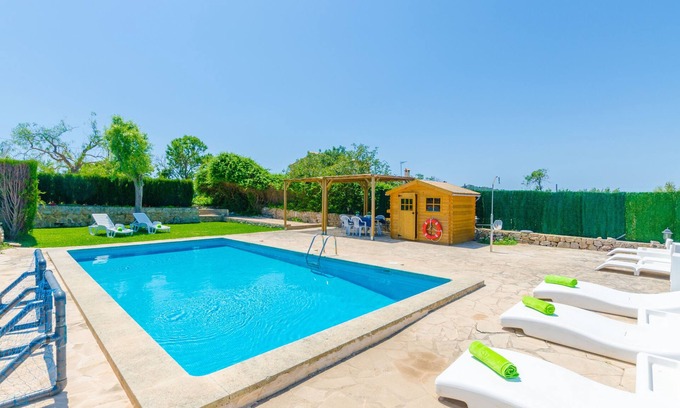 Son Macia Villa | LA CIGARRA CAN CARRASCO - Villa with private pool in Son Macià. Free WiFi