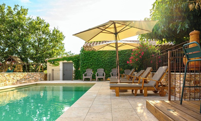 Saint-Jean-de-la-Blaquiere Villa | La font Molinae - Heated swimming pool - Jacuzzi