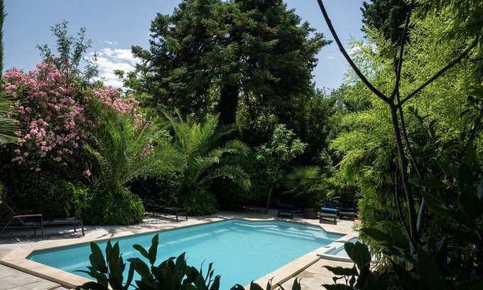 Villegailhenc House | “La Maison” A Secret Garden Oasis for groups of 20-30
