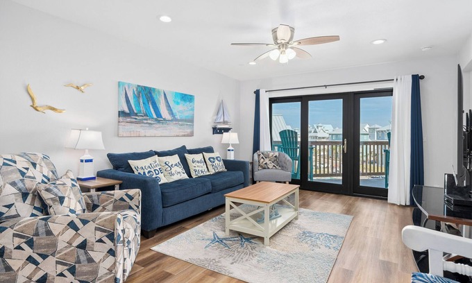Port Aransas Condo | La Mirage Condo 309 Beachfront Condo Resort with Private Boardwalk to Beach