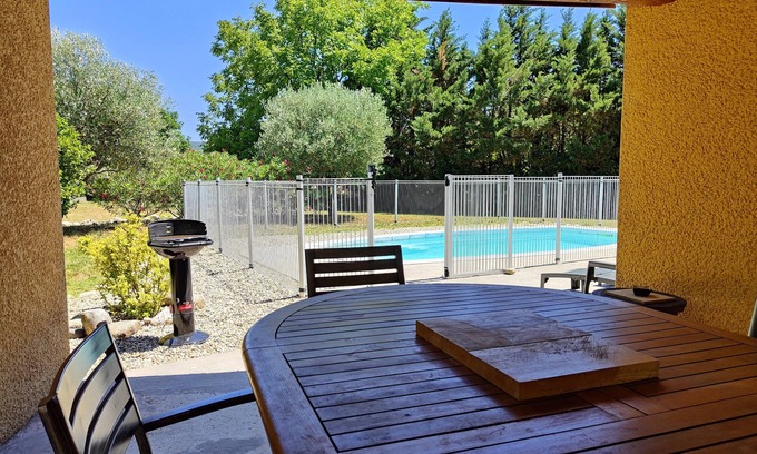 Vallon-Pont-d'Arc Villa | La Source, Villas Saint Laurent. Villa 4 pers, air conditioning, private pool