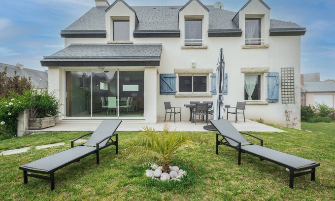 Pleherel-Plage-Vieux-Bourg House | La Traversée - Maison 3 chambres - plage à 200 m