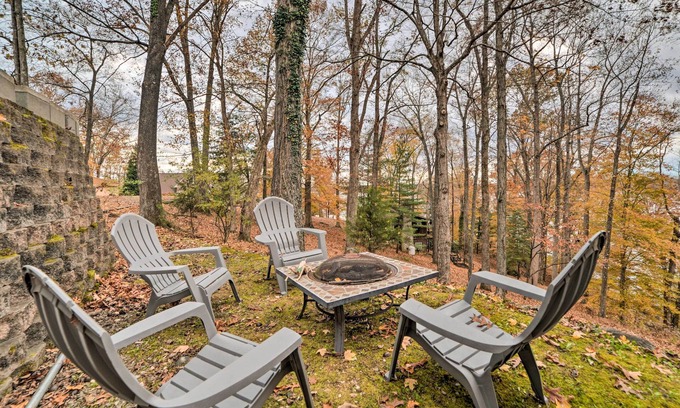 Cadiz House | Lake Barkley Home with Fire Pit & Private Dock!