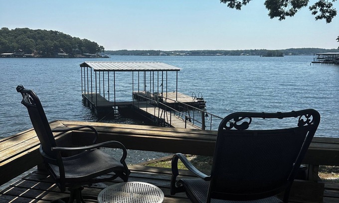 Gravois Mills Cabin | Lake front cabin with private dock. Stunning views! 2br/1.5ba sleeps 6