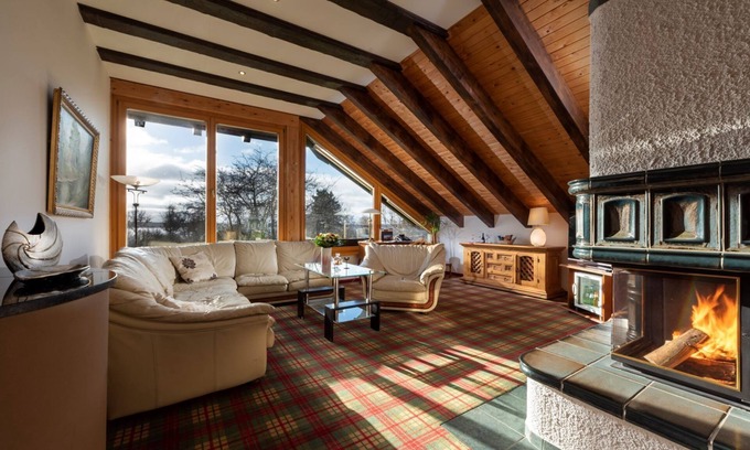 Senftenberg Apartment | Lake Suite, shower/bathtub/separate WC, lake view