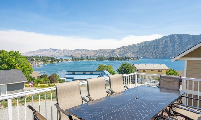 Manson House | Lake View Pool Retreat + Hot Tub, Game Room, Views