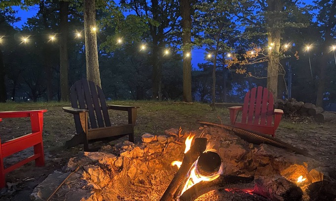 Jay Cottage | Lakefront Cabin & Bunkhouse with Private Dock