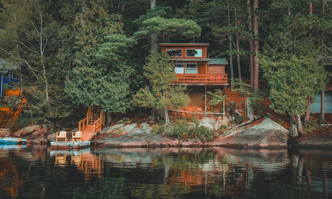 Long Lake Cabin | Lakefront Cottage. Canoe+Kayak+Paddle Board