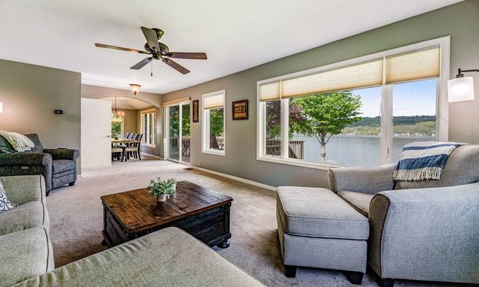 Penn Yan House | Lakefront gem with game room and dock - the house that almost floated away