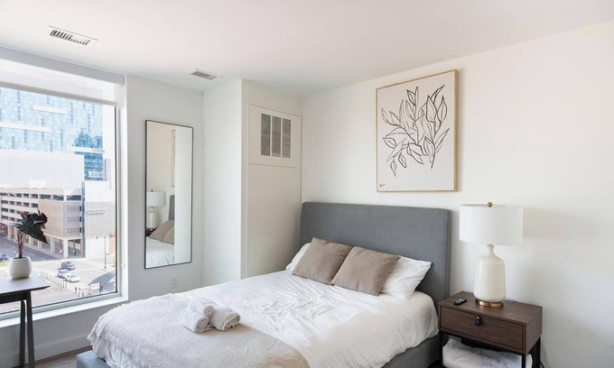Greektown Historic District Apartment | Landing | Stunning Studio, Gym, Clubhouse