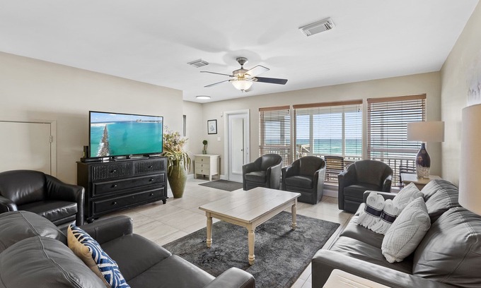 Miramar Beach Condo | Landon by the Sea 2 - Gulf Front, Updated Townhome, Complimentary Beach Service!