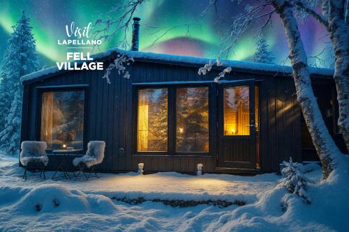 Muonio House | Landscape Cottages - Fell Village XXL, Nature View with Sauna and Fireplace, Ylläs 5min
